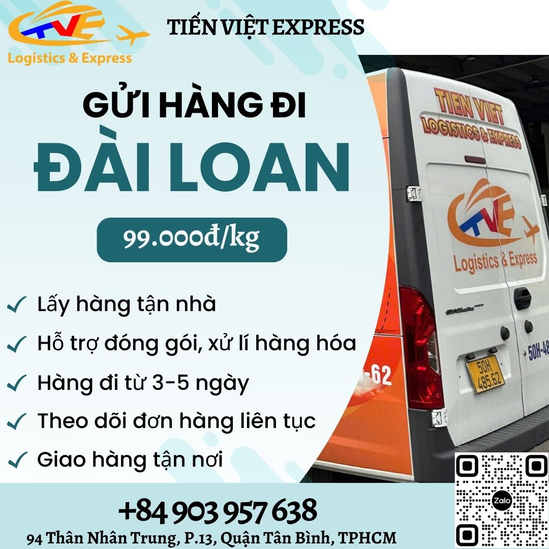 Gửi hàng đi Đài Loan - Tiến Việt Express